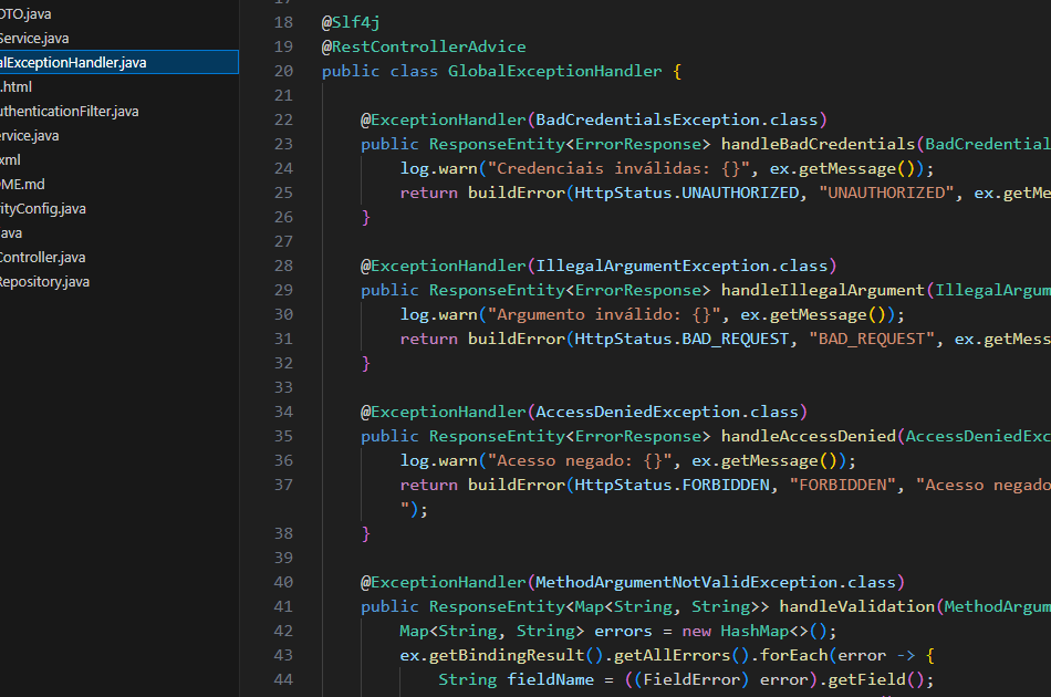 Screenshot página inicial
