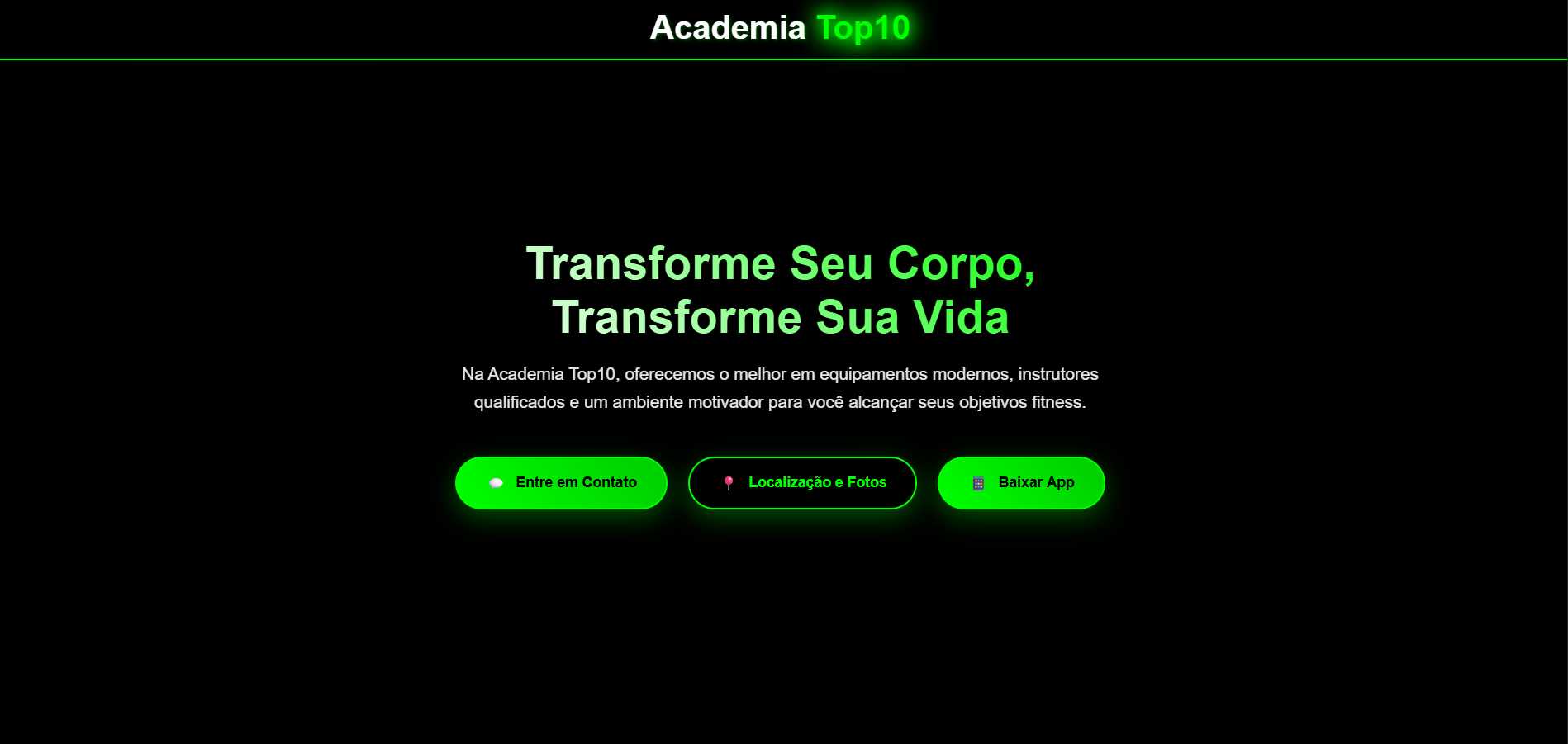 Screenshot página inicial